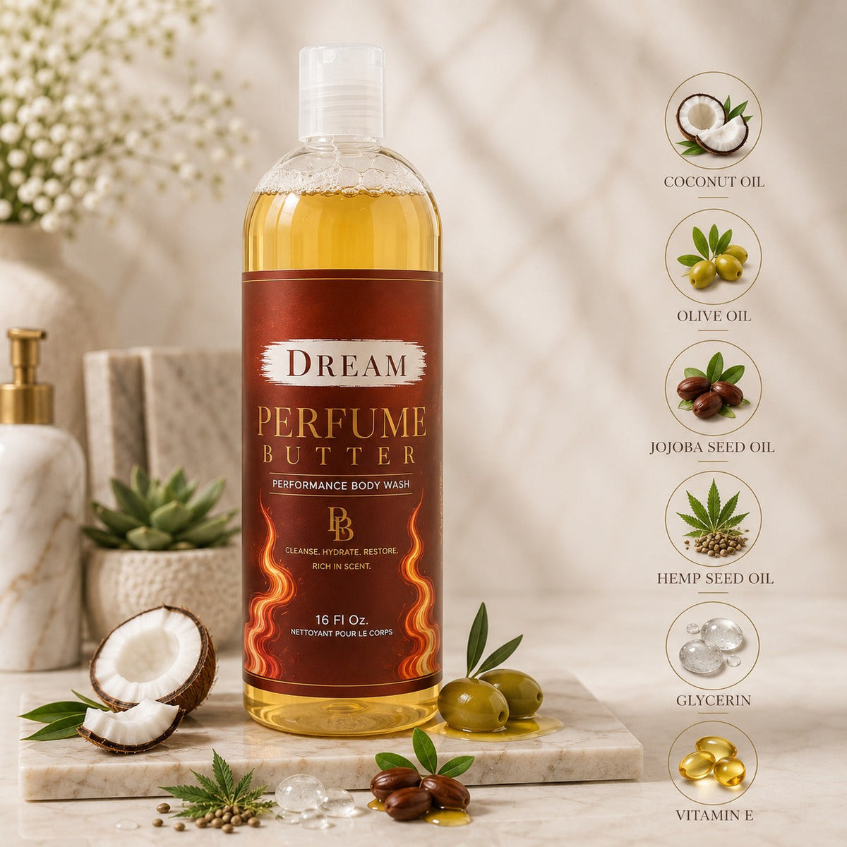 Luxury Fragrance Body Wash | Crafted with a Plant-Based Castile Formula by CB