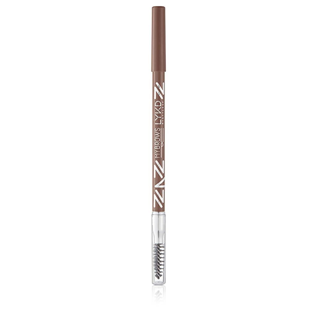 LYKD Powder Eyebrow Pencil in 170 Warm Brown for Natural Brows by Beauty Care Bag