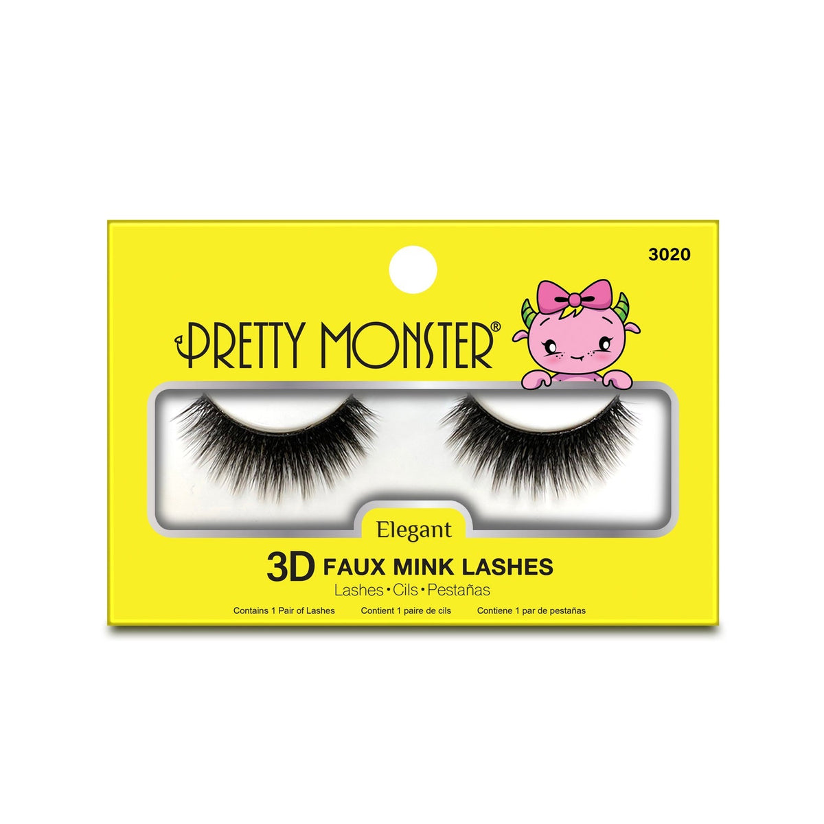 Pretty Monster Elegant 3D Faux Mink Lashes - 3020 by Avera Group