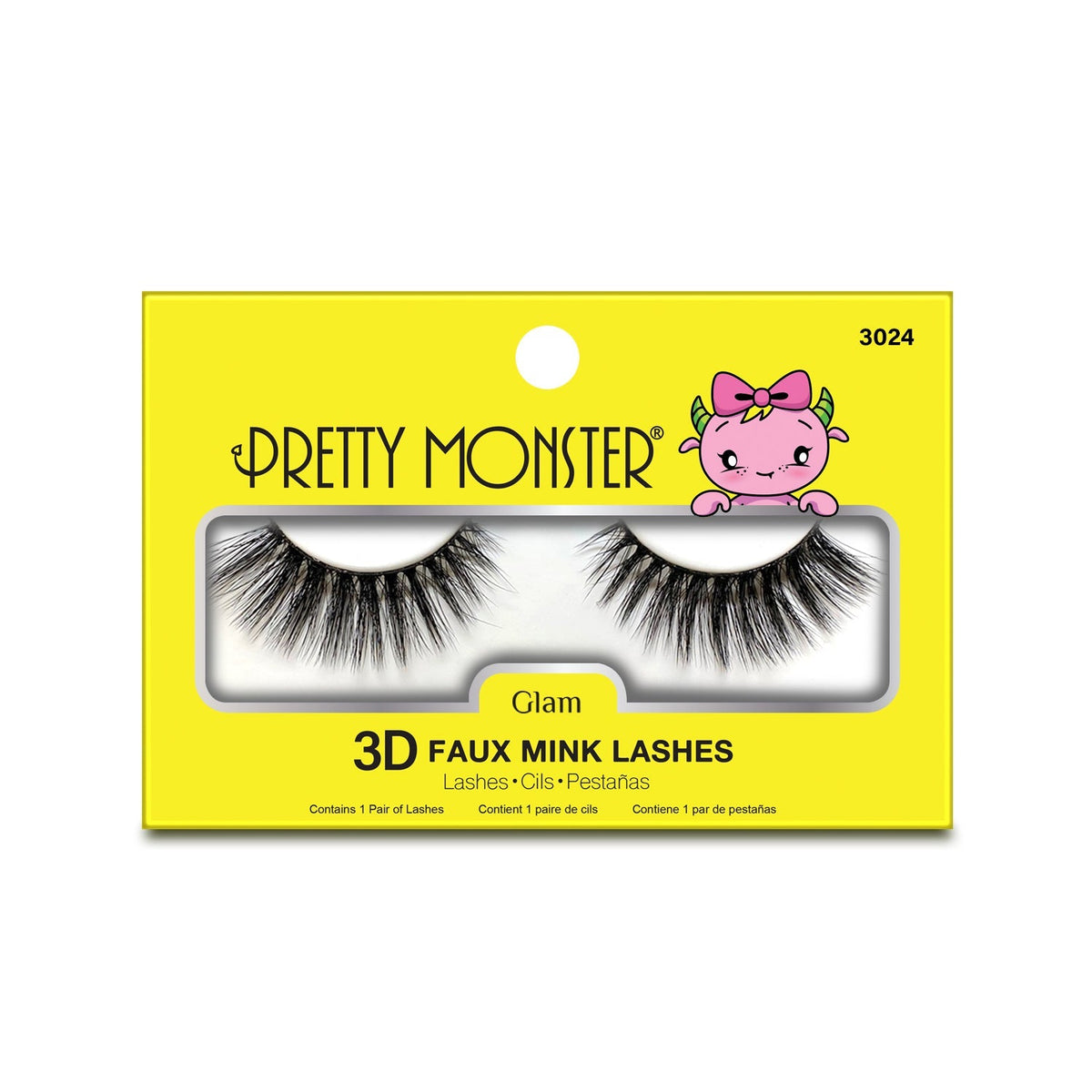 Pretty Monster Glam 3D Faux Mink Lashes by Avera Group