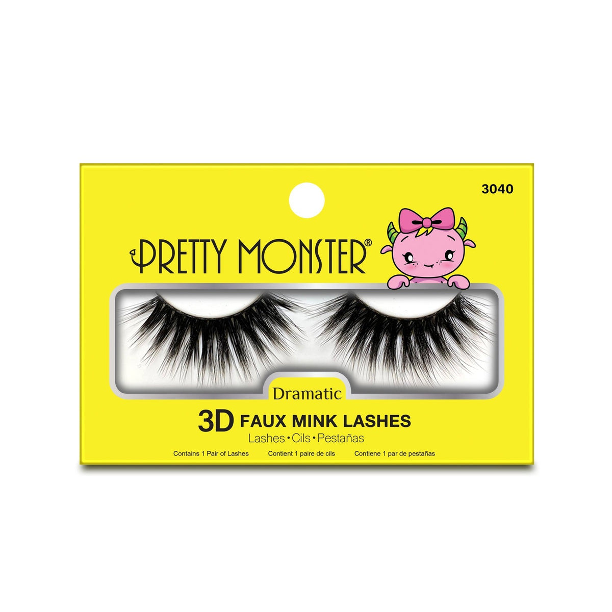 Pretty Monster Dramatic 3D Faux Mink Lashes by Avera Group