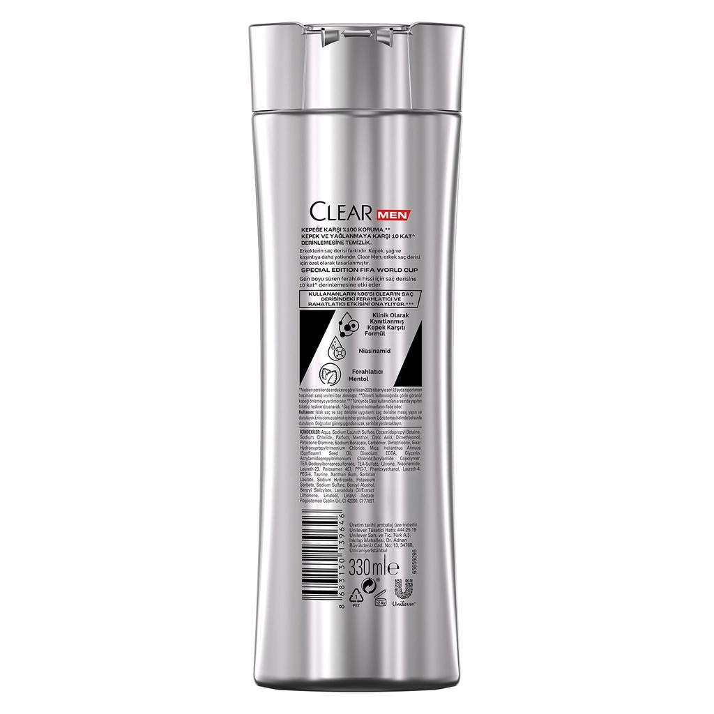 Clear Men FIFA World Cup Anti-Dandruff Shampoo 330 ml by Beauty Care Bag