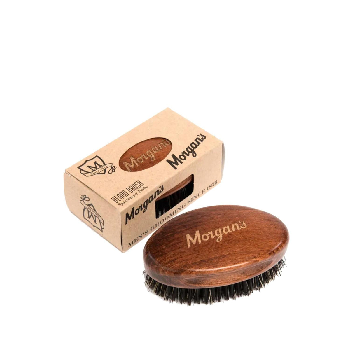 Morgan's Pomade Beard Brush for Grooming & Styling by Beauty Care Bag
