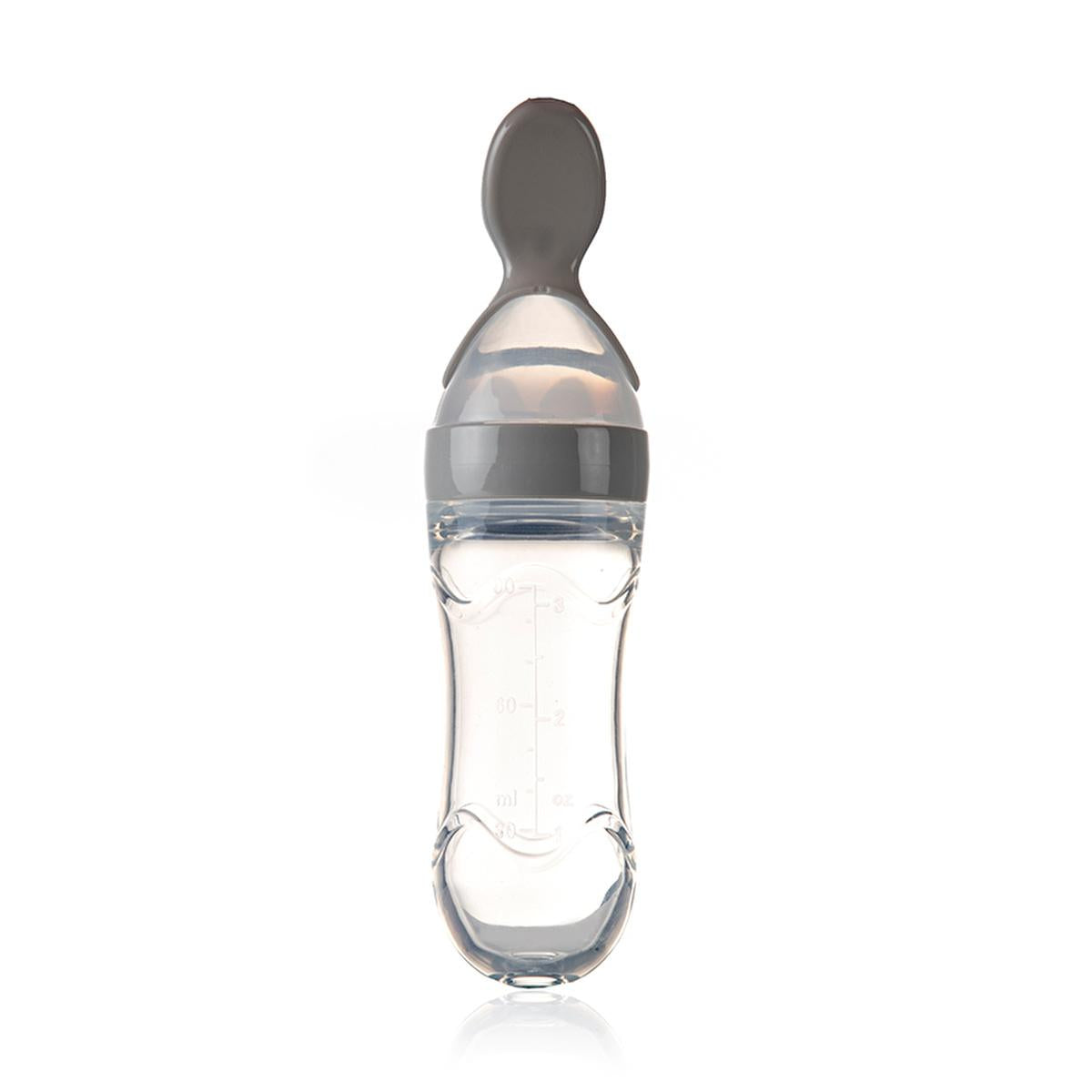 Babyjem Baby Squeeze Spoon - BPA-Free, One-Handed Feeding, Silicone Baby Feeding Utensils, Baby Feeding Accessories, Baby Feeding Spoon by Beauty Care Bag