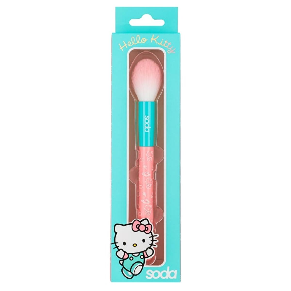 Soda Hello Kitty Makeup Brush - High-Quality Blush Brush for Flawless Makeup Application by Beauty Care Bag