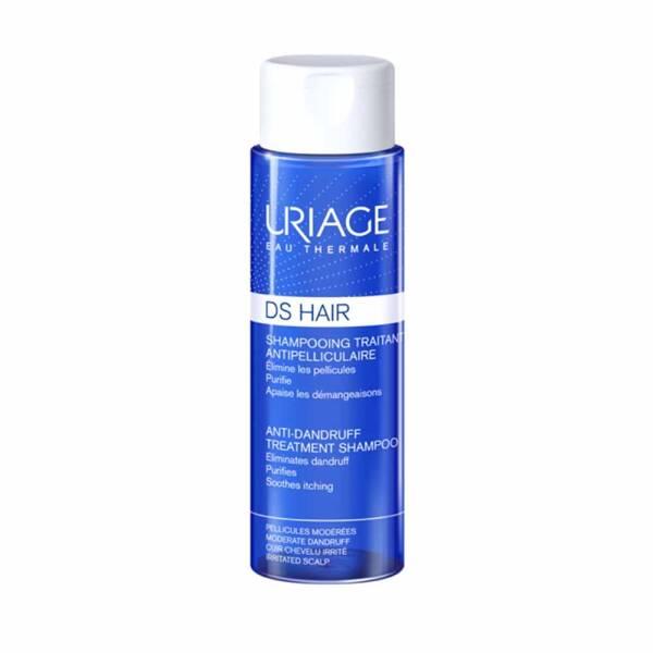 Uriage DS Hair Anti-Dandruff Treatment Shampoo - Gentle Zinc Formula for Dry, Oily, Sensitive Scalp - Soothes Itching, Removes Flakes, 6.76 fl oz by Beauty Care Bag
