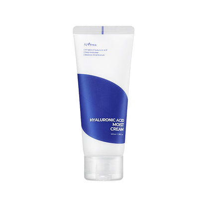 Isntree Hyaluronic Acid Moisturizing Cream - 10 Types HA for Intense Skin Hydration - K-Beauty Face Cream, Dermatologically Tested, 100ml by Beauty Care Bag