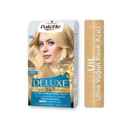 Palette Deluxe Ultra Intense Hair Dye for Lightening & Rich Color with Argan Oil, 100% Gray Coverage, Long Lasting Shine by Beauty Care Bag