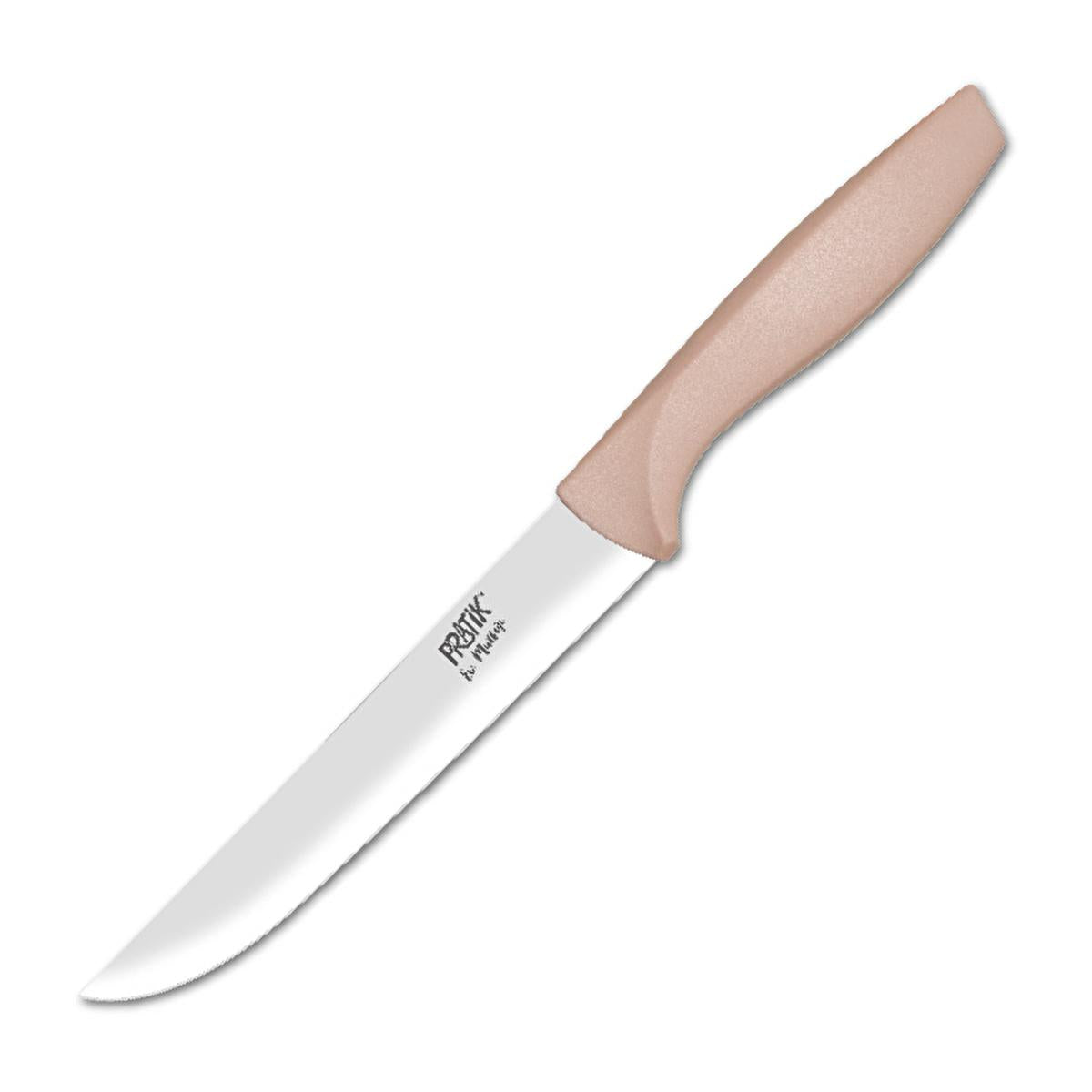 Pratik pink high-carbon stainless steel kitchen knife, 5.91 inches