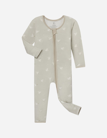 Peace Bamboo Convertible Footed Onesie by Elevated Faith