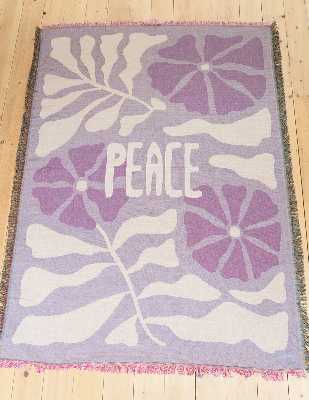 Peace Throw Blanket by Elevated Faith