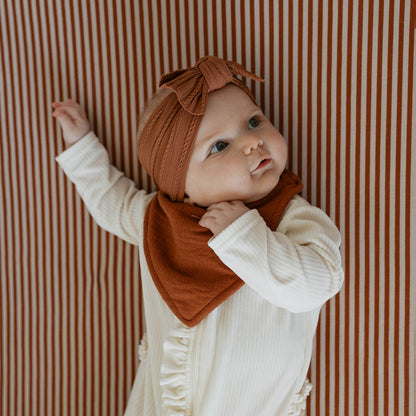 Pebble Set - Cable Knit Knotted Headbands - 5 Pack by Parker Baby Co.