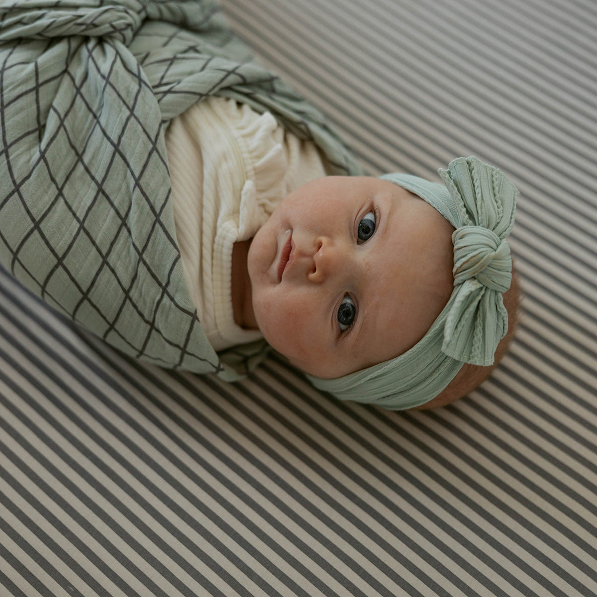 Pebble Set - Cable Knit Knotted Headbands - 5 Pack by Parker Baby Co.