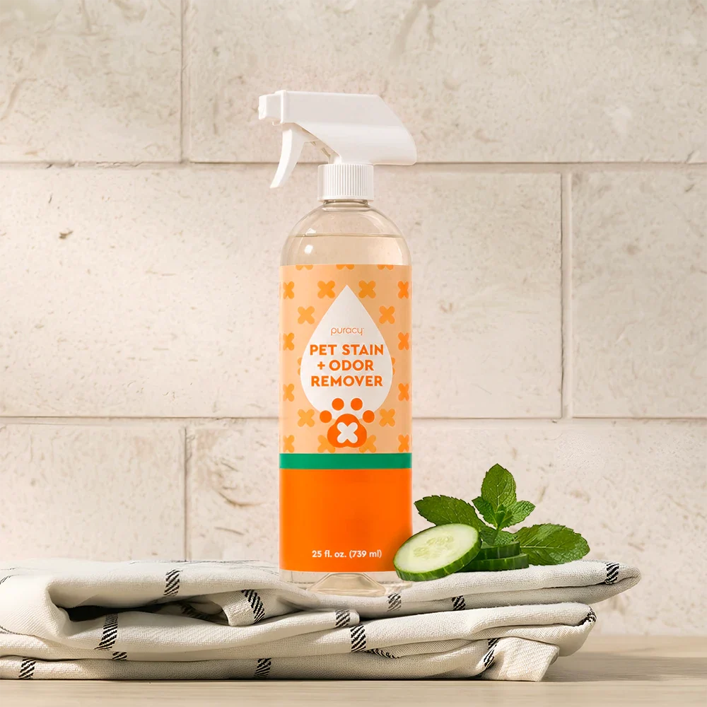 Enzyme-powered pet stain and odor remover
