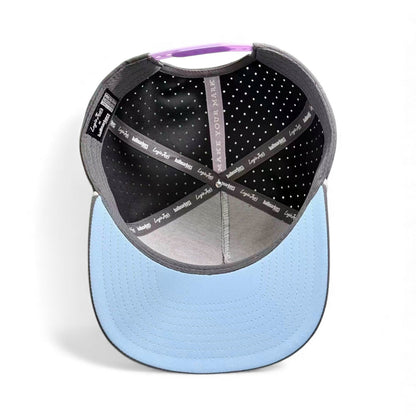 Youth Astronaut Walker Golf Hat | Snapback Cap | Built-in Magnetic Ball Marker Holder + Marker Included | Adjustable Gray | Kids by Logie Joe's Golf