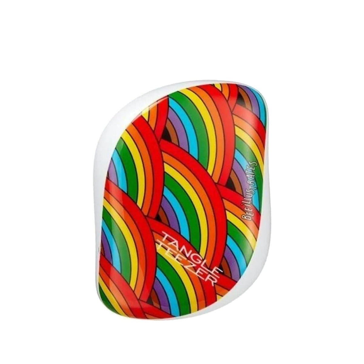 Tangle Teezer Compact Styler Rainbow Galore Hair Brush - Detangling & Styling Made Easy by Beauty Care Bag