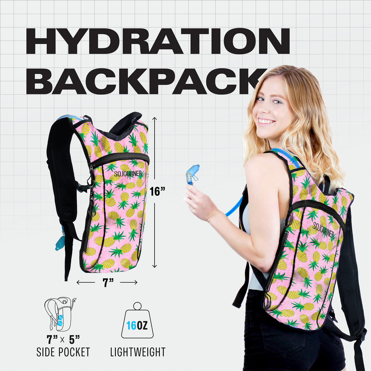 Hydration Pack Backpack (Small) by SoJourner