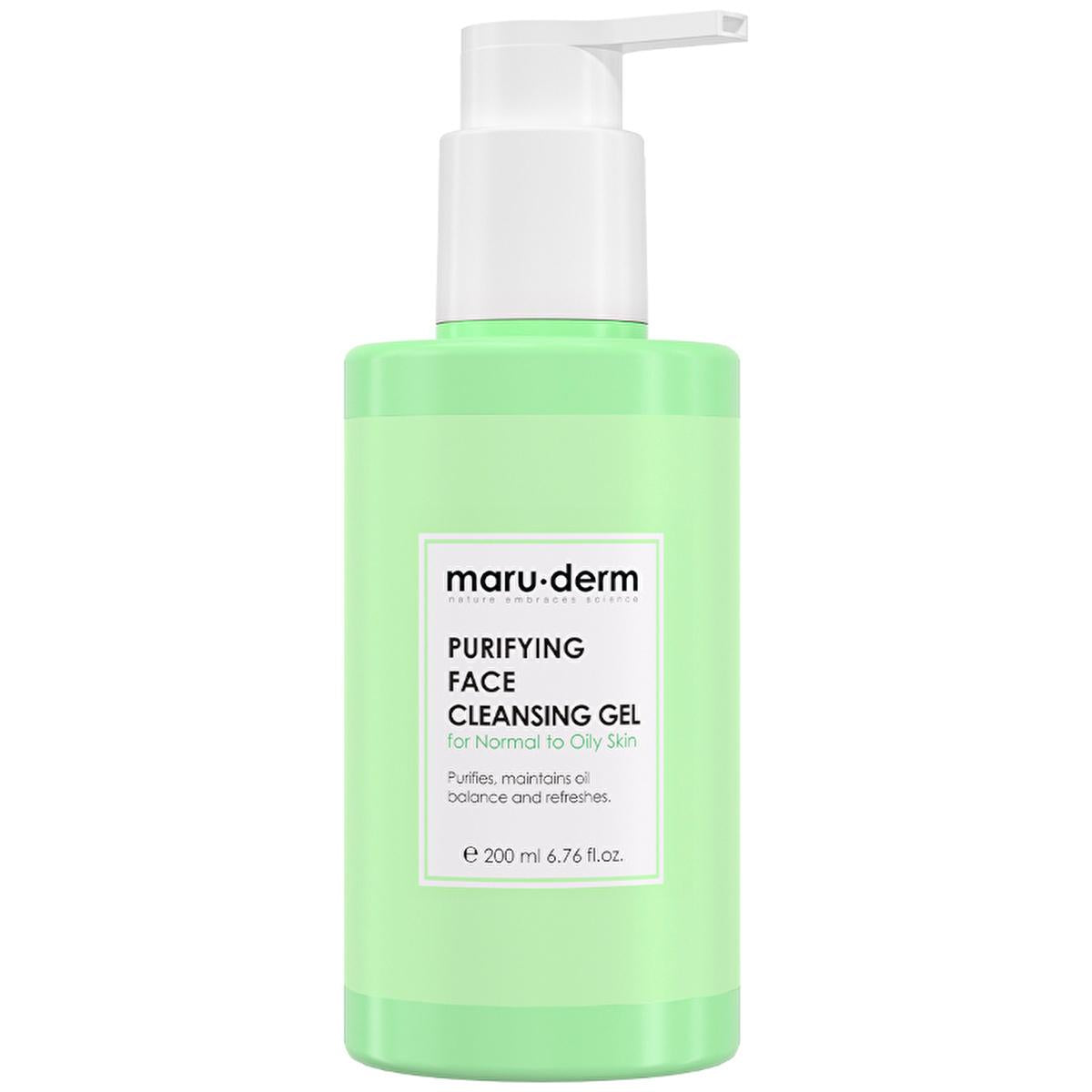 Maruderm Salicylic Acid Face Wash: Gentle Exfoliating Cleanser for Oily & Combination Skin - Pore Cleansing, SLES & Paraben Free, 6.76 fl oz by Beauty Care Bag