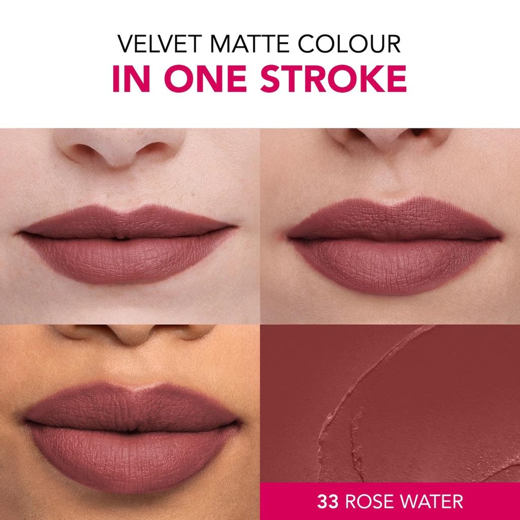 Bourjois Rouge Velvet Lipstick 33 Rose Water 2.4g by Beauty Care Bag