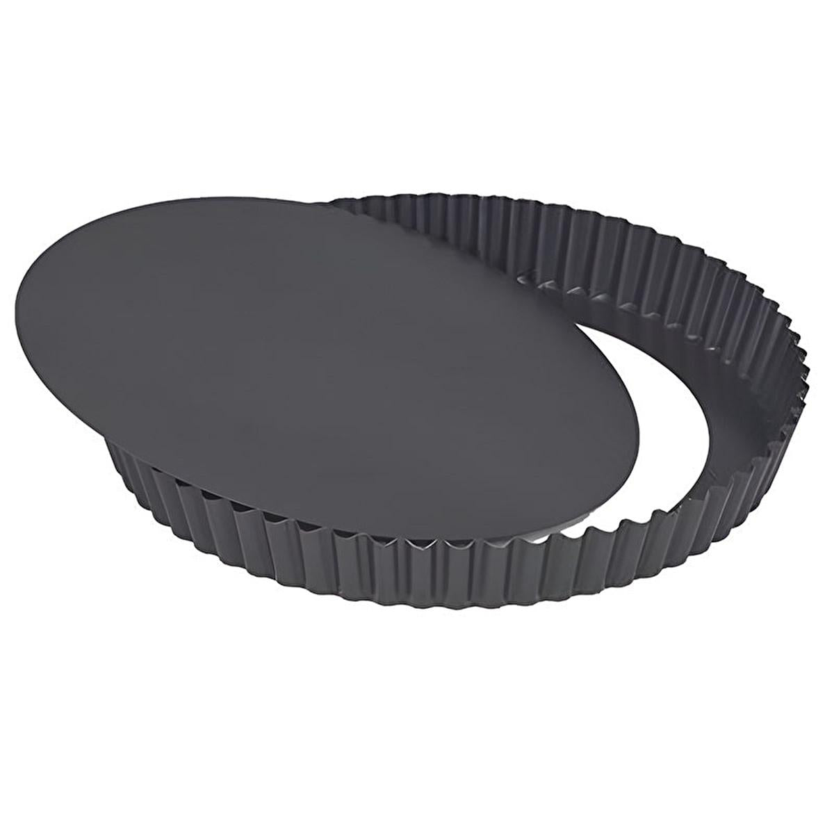 Epinox 28 cm Non-stick Tart Pan - Easy Release, Durable Baking Pan for Desserts and Tarts by Beauty Care Bag