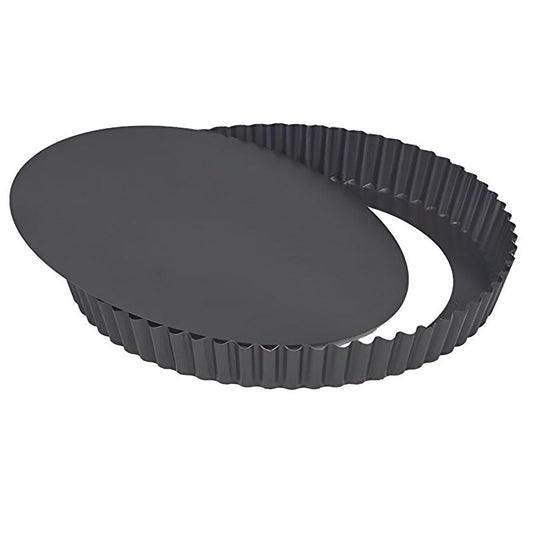 Epinox 28 cm Non-stick Tart Pan - Easy Release, Durable Baking Pan for Desserts and Tarts by Beauty Care Bag