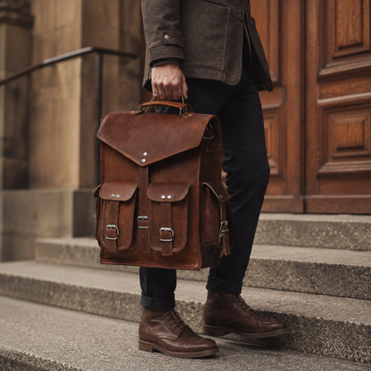 The Pre-Historic Convertible by Classy Leather Bags