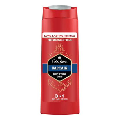 Old Spice Captain Shower Gel for Long-Lasting Freshness 90ml by Beauty Care Bag