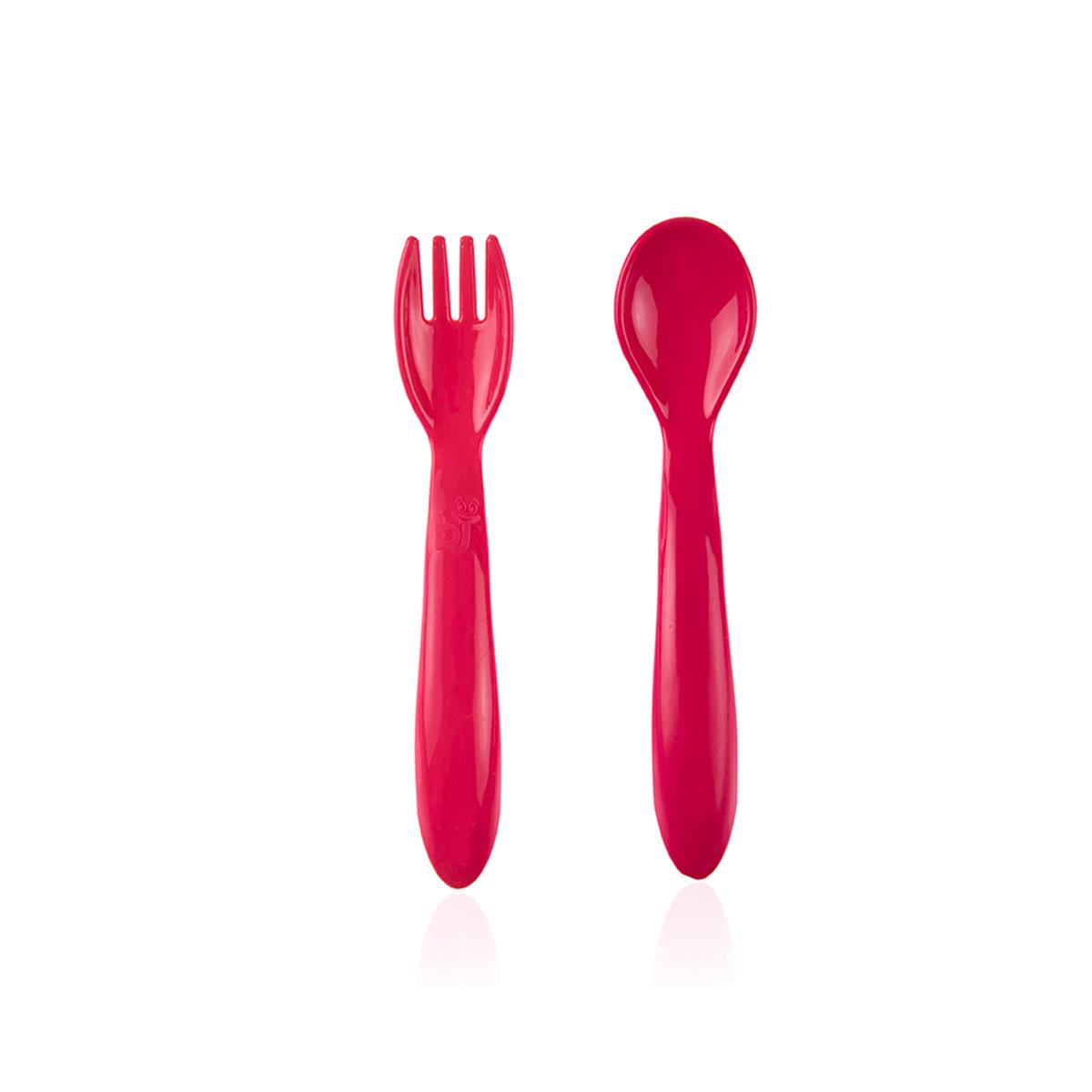 Babyjem Baby Utensil Set - Soft Baby Cutlery & Dishwasher Safe Feeding Tools for Self-Feeding Infants by Beauty Care Bag