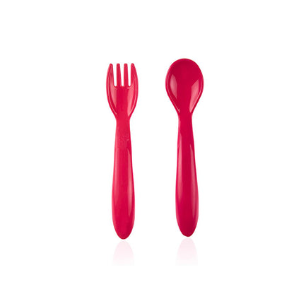 Babyjem Baby Utensil Set - Soft Baby Cutlery & Dishwasher Safe Feeding Tools for Self-Feeding Infants by Beauty Care Bag