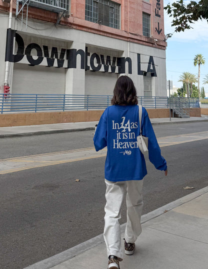 Pray for Los Angeles LS Heavyweight Tee by Elevated Faith