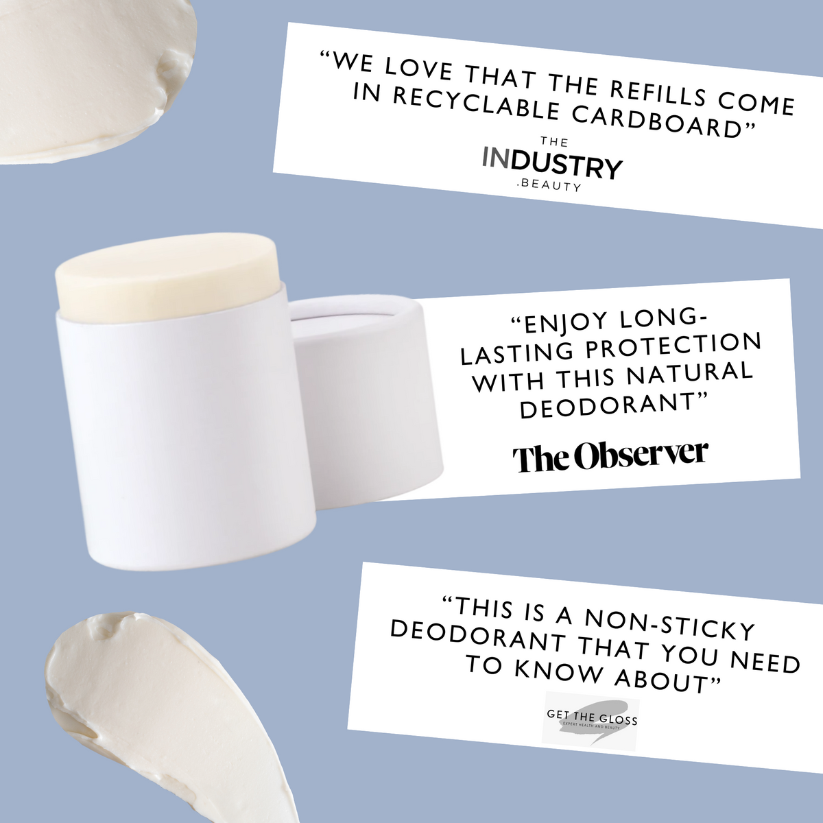 UpCircle macadamia + bergamot deodorant refill