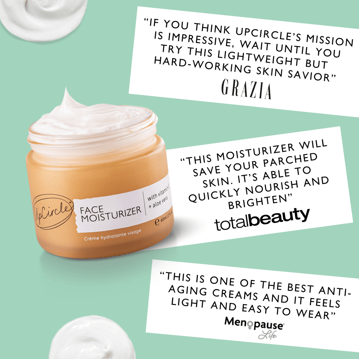 Face Moisturizer with Vitamin E by UpCircle