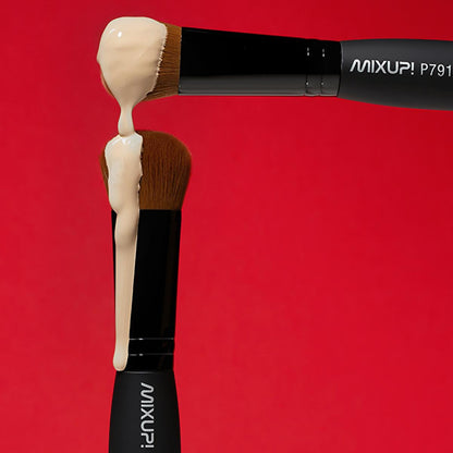 Mixup vegan flat foundation makeup brush for liquid and cream