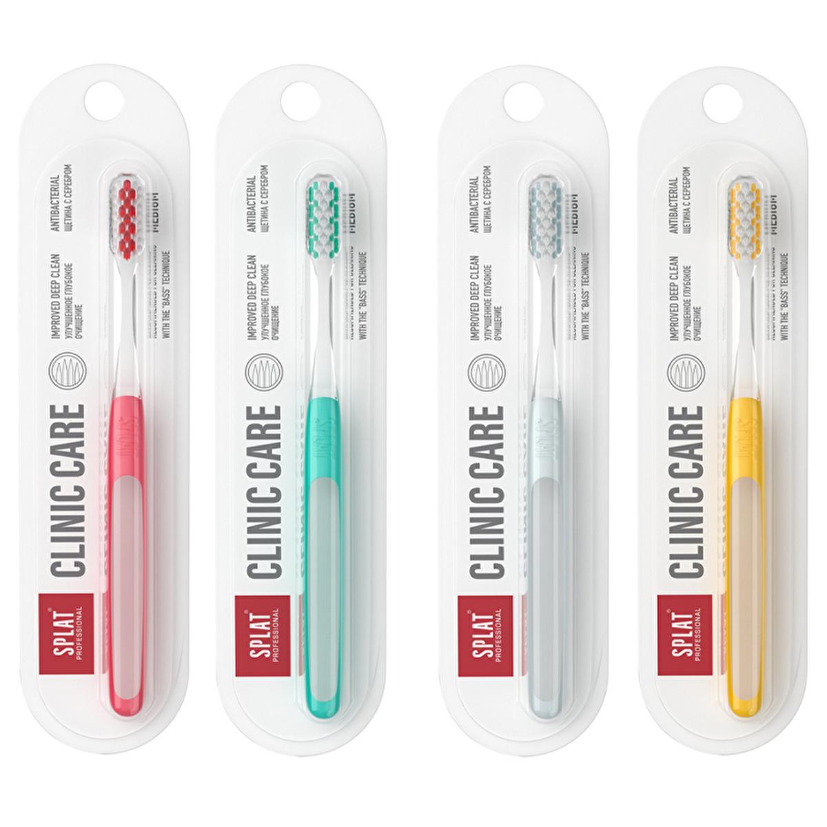 Splat Clinic Care medium manual toothbrush with silver ions