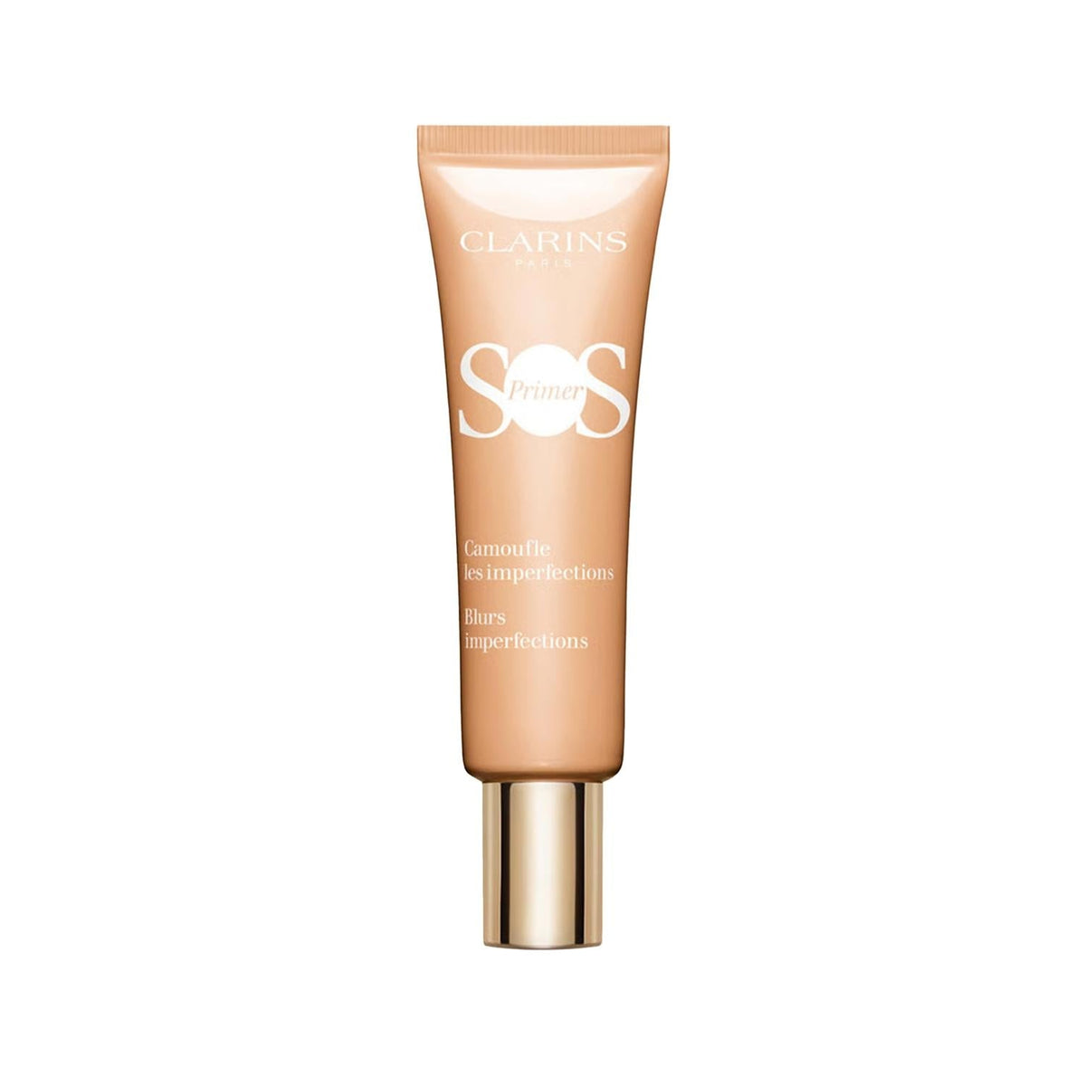 Clarins Sos Primer Peach: Radiant Makeup Base, Color Correcting, Smooths Skin & Extends Wear, 30ml by Beauty Care Bag