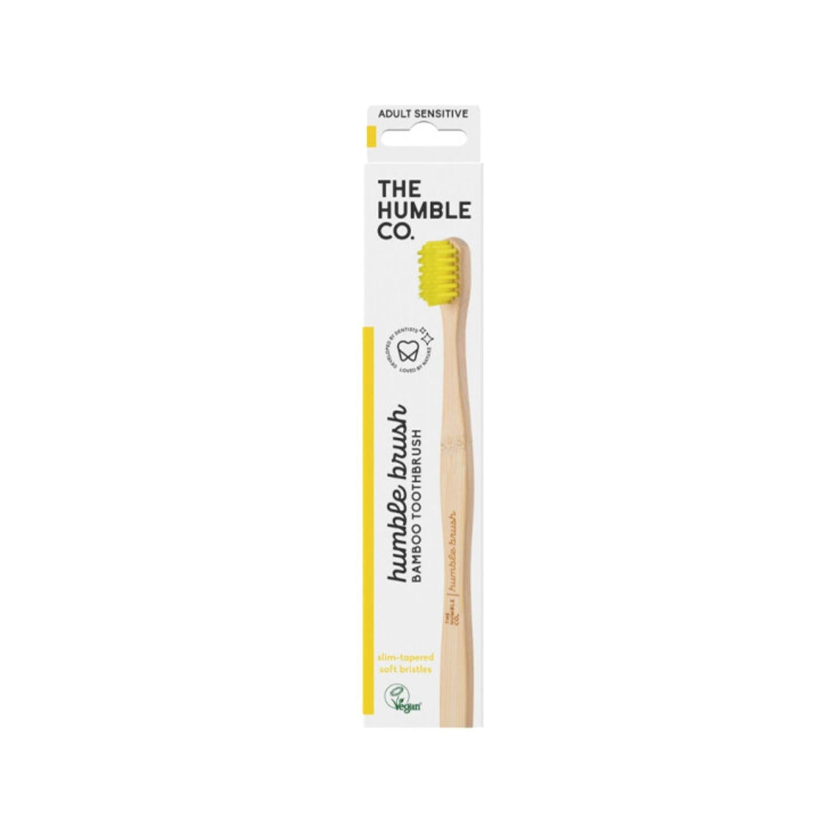 The Humble Co Manual Toothbrush for Adults - Soft Bristle, Sensitive Teeth Friendly, Eco-Friendly Oral Care by Beauty Care Bag