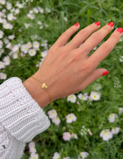 Pure in Heart Link Bracelet by Elevated Faith