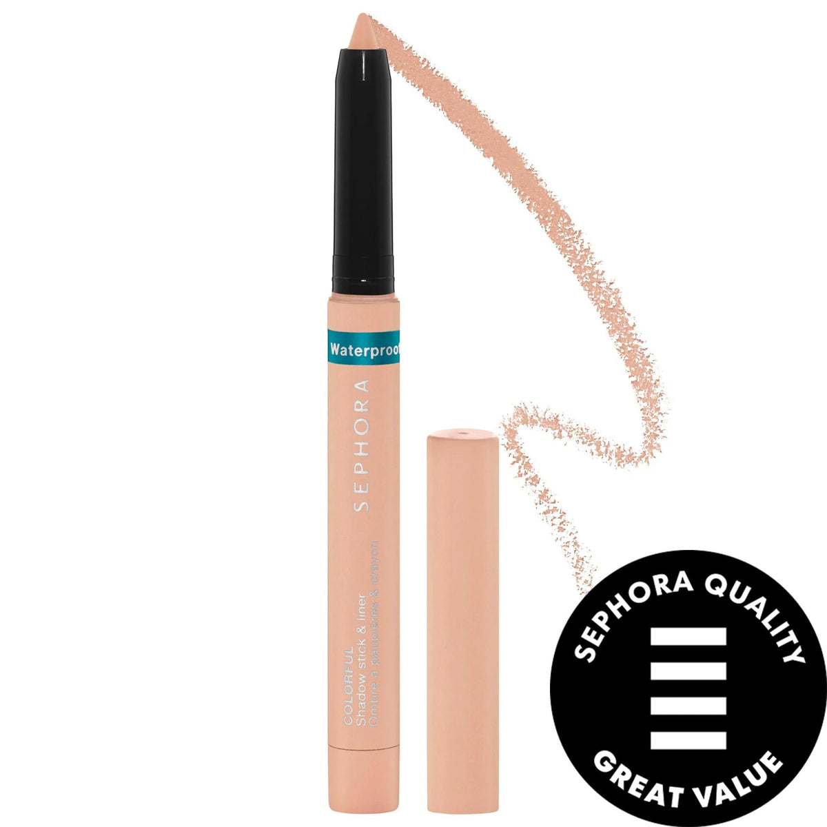 Sephora Colorful Waterproof Eyeshadow & Eyeliner Multi-Stick: Long Lasting, Transfer-Proof Eye Makeup Stick for Effortless All-Day Wear by Beauty Care Bag
