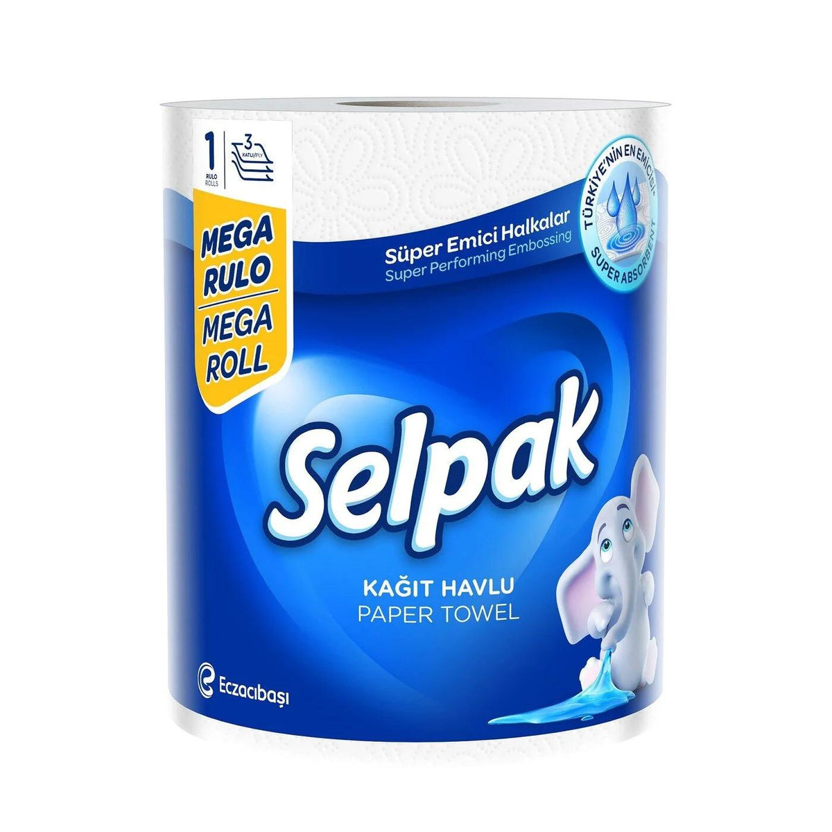 Selpak Giant Roll 3-Ply Paper Towel - 1 Roll by Beauty Care Bag