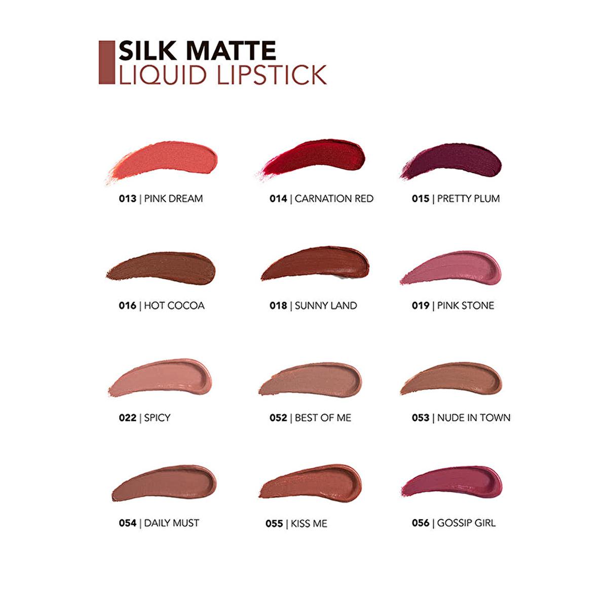 Flormar Silk Matte Liquid Lipstick - Long-Lasting Matte Finish, Nourishing Formula by Beauty Care Bag