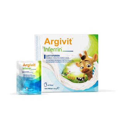 Argivit Inferrin: Lactoferrin Supplement for Kids & Adults - Boost Immunity & Iron Levels with Convenient Sachets by Beauty Care Bag