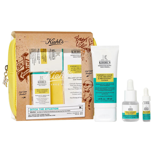 Ditch The Zituation skincare gift set with salicylic acid and niacinamide