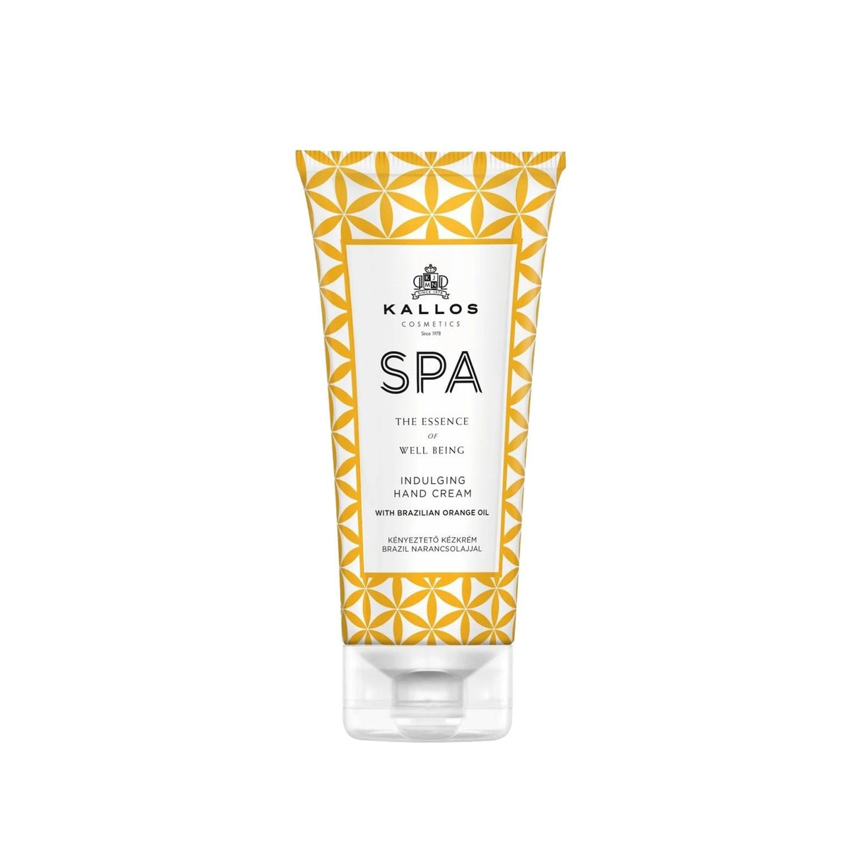 Kallos Cosmetics Hand Cream with Brazilian Orange Oil - 50ml Moisturizing & Soothing Dry Hands by Beauty Care Bag