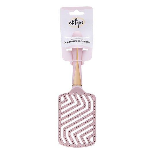 Eklips gentle detangling hair brush with ergonomic handle