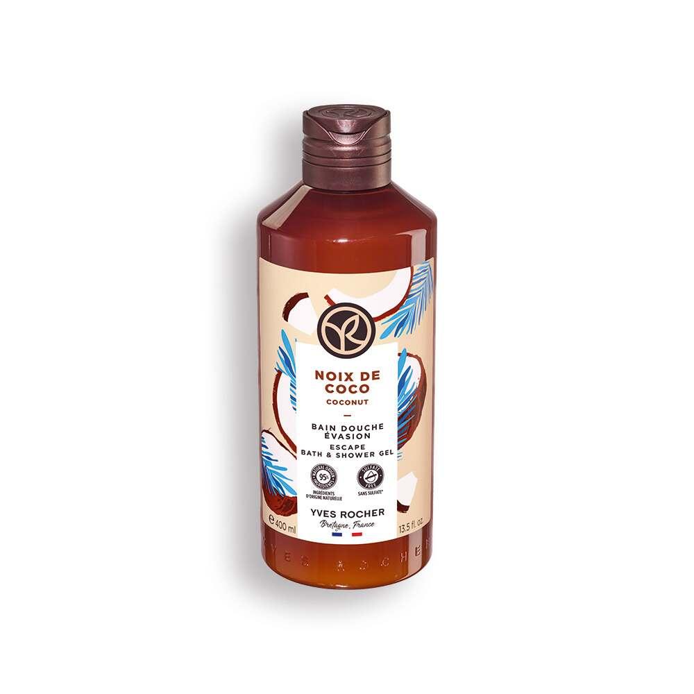 Tropical Coconut Moisturizing Shower Gel - Gentle Cleansing, Hydrating Body Wash, 13.53 fl oz by Beauty Care Bag
