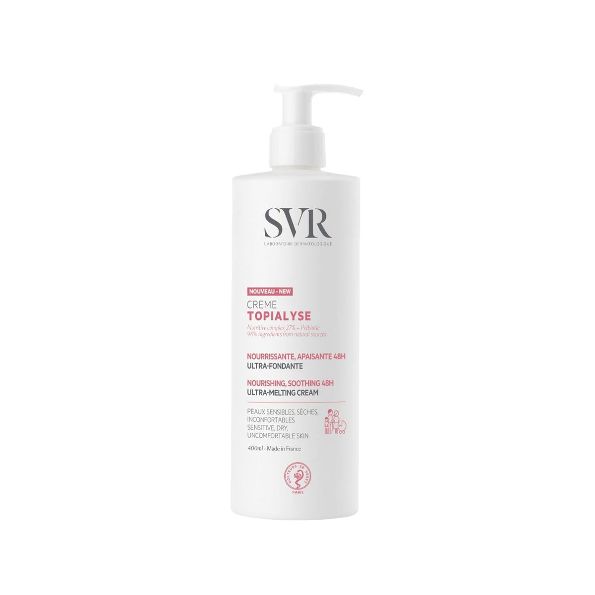 SVR Topialyse Creme Nourishing Moisturizer 400 ml by Beauty Care Bag