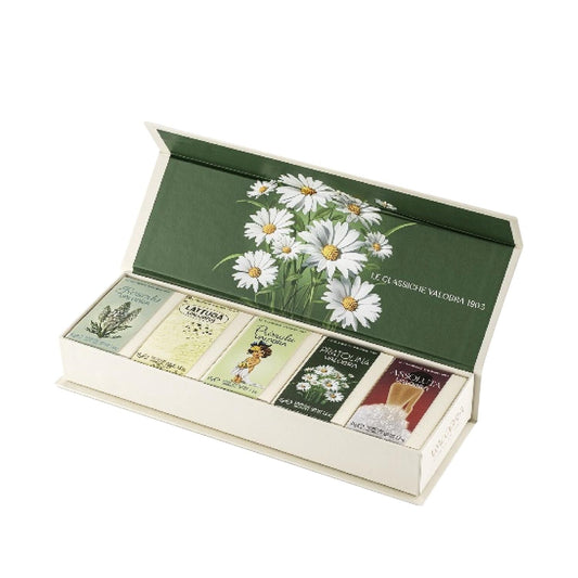 Valobra Soap Gift Set - Pratolina 5-Piece Luxury Soap Set for Personal Care by Beauty Care Bag