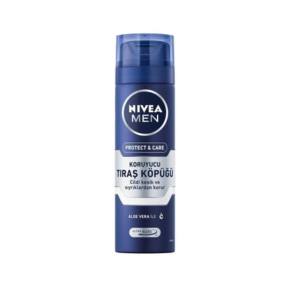 Nivea Men Shaving Foam 200ml - Sensitive Skin Friendly, 6.76 fl oz by Beauty Care Bag