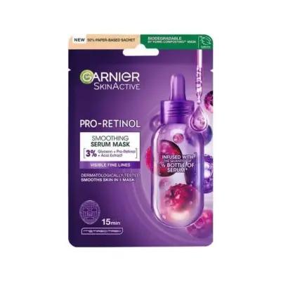 Garnier pro-retinol anti-aging sheet mask with acai extract, 22 g