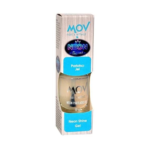 Mov Neon Nail Polish Gloss - Long-Lasting Glossy Finish, 0.41 fl oz by Beauty Care Bag